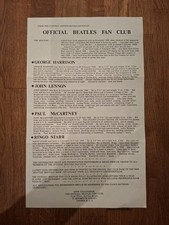 Original Beatles Fan Club