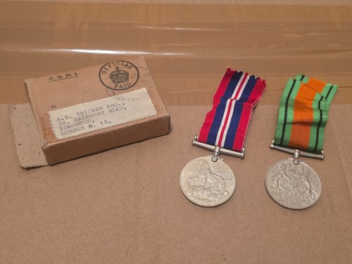 Original ww2 defence medal - ww2,
