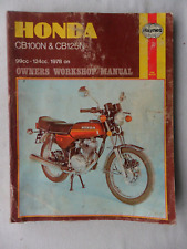 HONDA CB100N & CB125N, 98cc-124cc, 1978 on. Haynes Owners Workshop Manual P/B