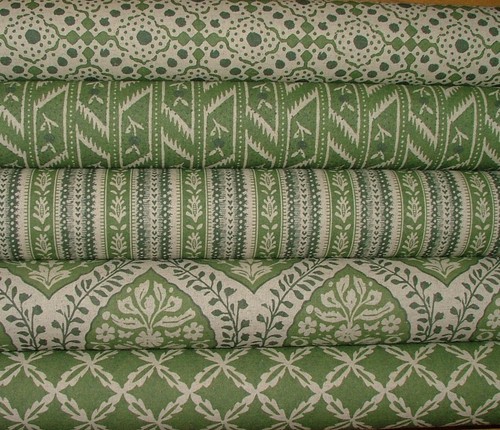 Linen blend curtain fabric - blend,