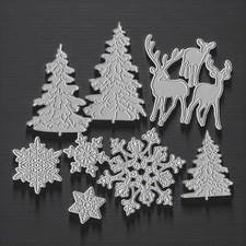 Christmas Tree Snowflake Deer