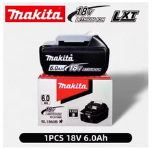 Genuine 6.0Ah Battery for Makita 18V BL1850B Li-ion Replaces BL1860B BL1830B