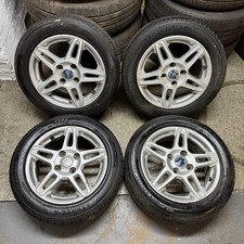 FORD FIESTA 15 Inch ZETEC Alloy Wheels SILVER 5 twin Spoke
