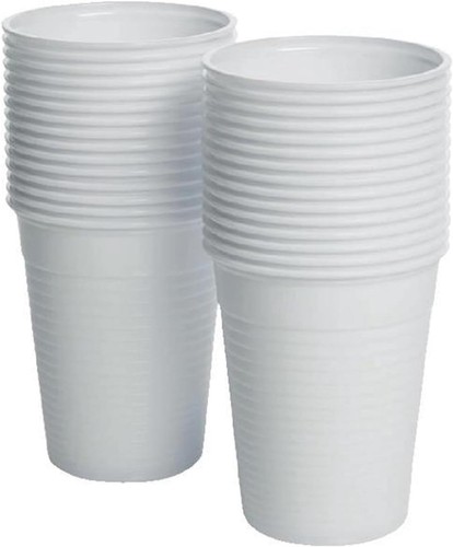 Reusable plastic cups 8oz - plastic, 7-8oz