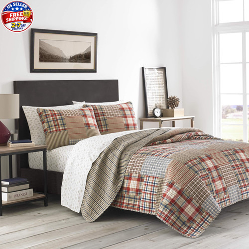 King quilt set reversible - set,,