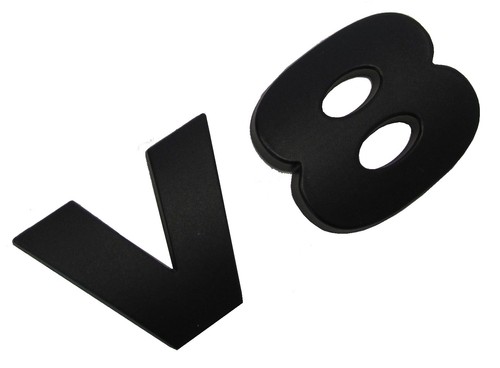 Matt black lettering - black, for