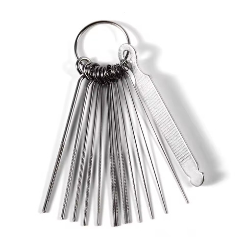 Guitar nut slotting file kit - guitar,