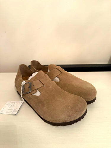 Birkenstock london suede clog - birkenstock,
