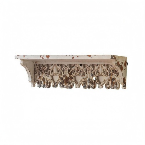 Ornate wall shelf white tones - wall,