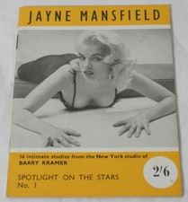 Vintage Spotlight on the Stars No 1 - Jayne Mansfield - Glamour Photography