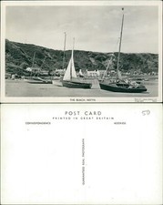 Nefyn The Beach RJ Jones Sail Boats RP Real Photo