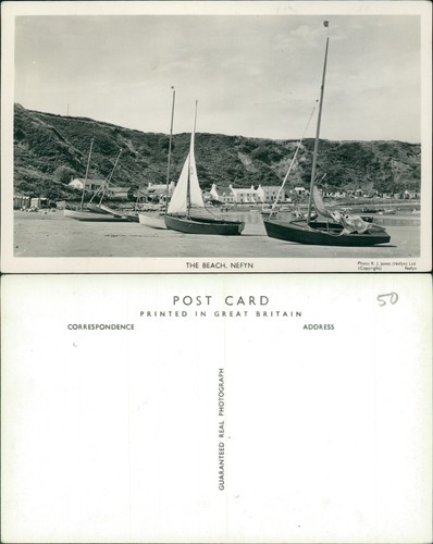 Nefyn the beach - beach, sail