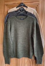 EX TOPSHOP BRAND New Grey Beige Round Neck Jumper Top Size 6 - 8