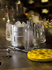 DESIGNER SCHWEPPES STAINLESS STEEL ICE CUBE Bucket Cooler BOX glass WINE BAR