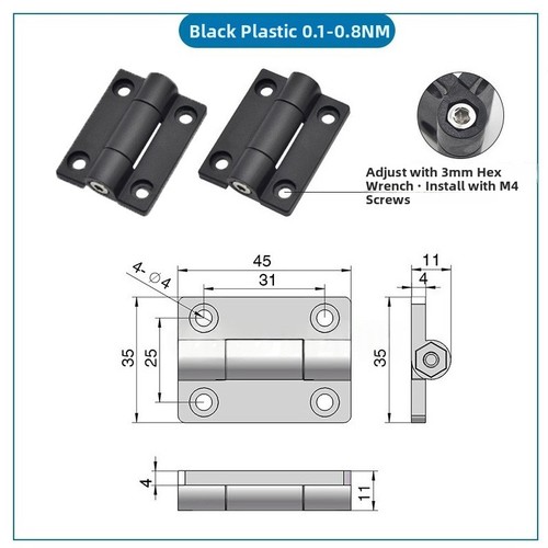 2pcs torque adjustable - 2pcs,