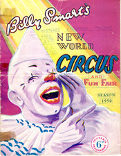 BILLY SMARTS CIRCUS AND FUN FAIR 1950 PROGRAMME.  5TH SEASON