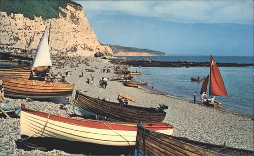 Vintage beer devon the beach - vintage,
