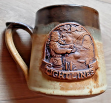 Vintage "Tight Lines" Stonebridge Stoneware Tankard Mug - Ale/Bitter Tankard