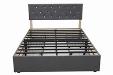 Modern Bed Frame Upholstered