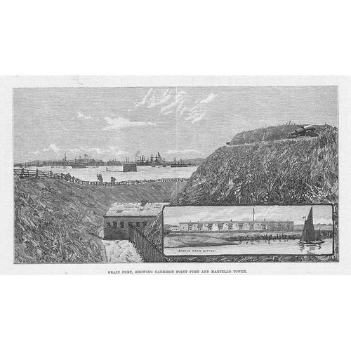 Grain fort showing garrison - grain,
