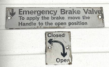 Railway Sign - B R  Brake Van Signs