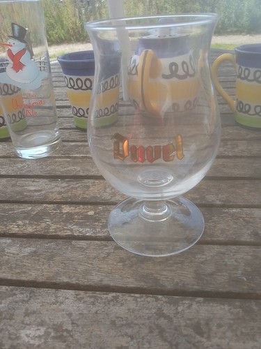 Duvel belgian beer glass - duvel,