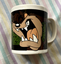 Loony Tunes Taz Ceramic Mug Tazmanian Devil Retro Vintage Collectable