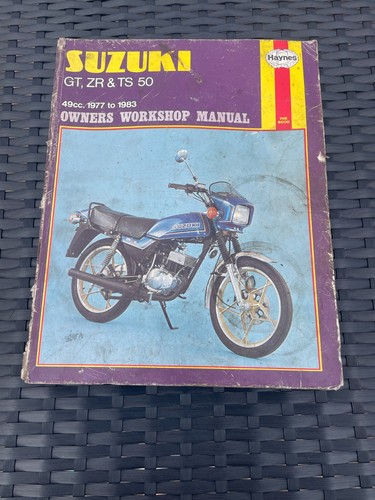 Haynes manual suzuki - zr, &