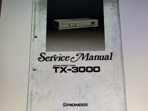 Pioneer 3000 service - tx-3000,