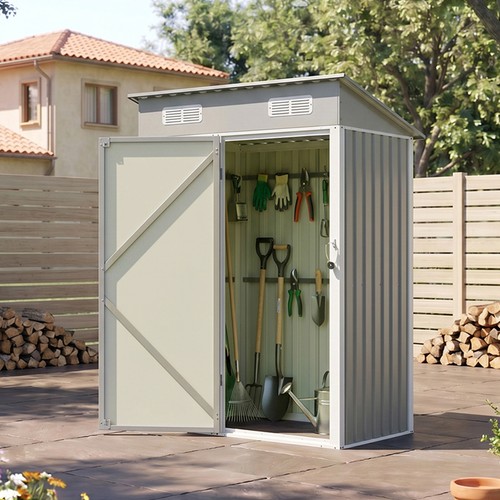 Metal garden shed 4x3ft - garden,