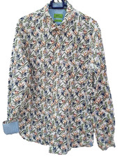 Men's Gianna Feraud Formal - Casual Multicolour Floral Humming Birds - Large