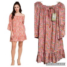Skemo Tulum Coral Beaded Dress