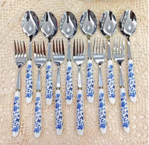 Piece floral ceramic handle - floral,