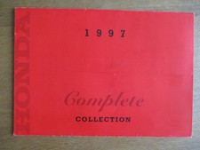 Honda Range UK Sales Brochure (1997), Inc CR500, RC45, NSR125, NSR500v, RS250