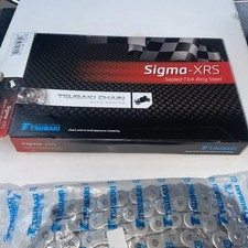 CHAIN TSUBAKI  SIGMA-2  XRS SEALED TX4 RING STEEL 530 110 LINKS MOTORCYCLE BIKE