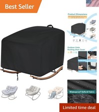 Outdoor Papasan Rocking Chair