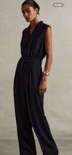 REISS SARA navy jumpsuit Size 14 BNWT