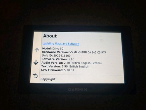 Used garmin drive - 50, gps