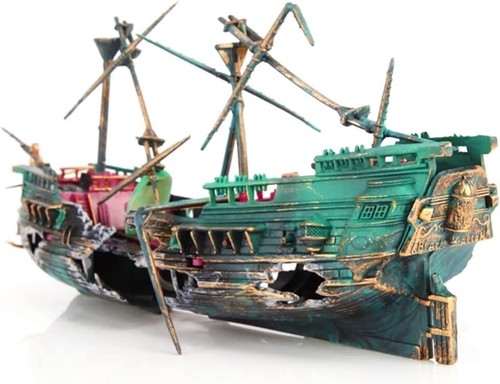 Aquarium shipwreck decorations - aquarium,