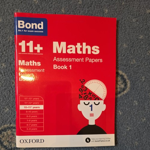 Bond maths assessment - 11+:,