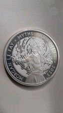 Trial Of The pyx Morgan Le Fay 1oz .999 Silver Proof 1 Of Only 10 Struck 