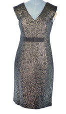 Next Black Gold Sheath Dress
