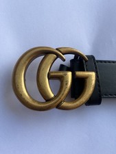 Gucci Black and Antiqued Brass