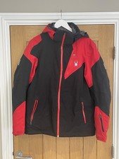 Spyder Insulated Ski Snowboard Jacket Men’s Meduim Black Excellent Condition