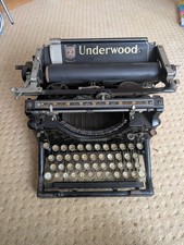 Antique Vintage Underwood Model No. 5 Typewriter