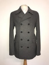 TED BAKER - Mens GREY WOOL PEA