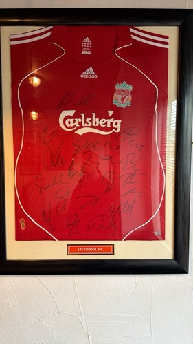 Liverpool framed signed - liverpool, fc