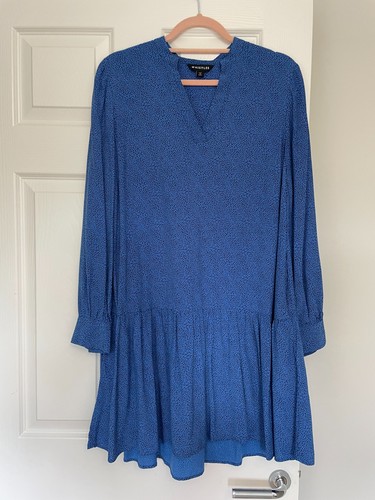 Whistles blue dress size - whistles, 12