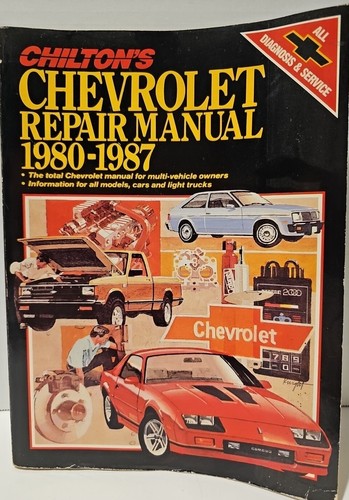 Chiltons chevy repair manual - chevy,