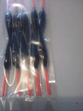 Rizov quality pole fishing floats 1.0 G pack of 10 new sealed all red tips.